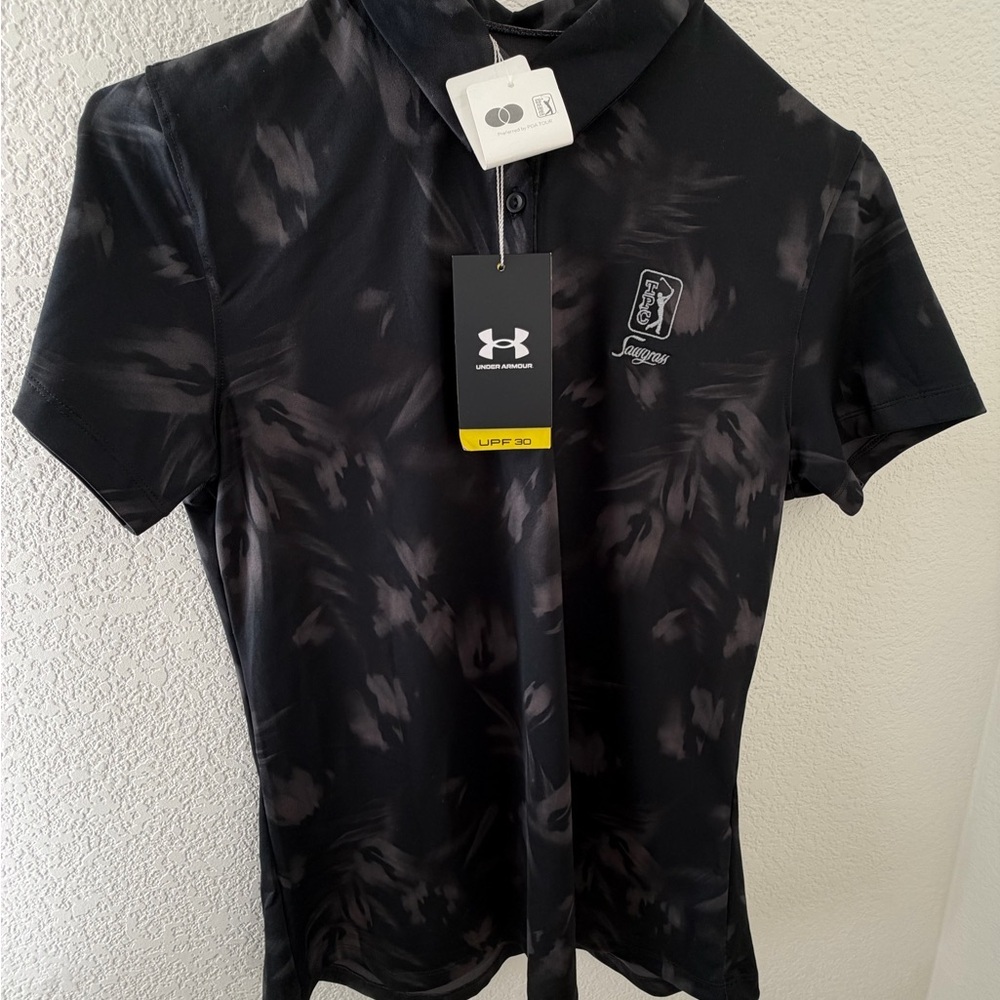 Under Armor Golf Polo Shirt. Size Medium Women NWT - Picture 3 of 10